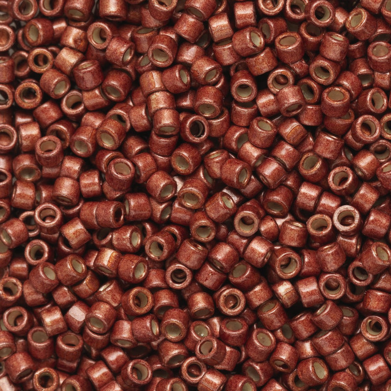 TOHO Treasure kralen - 11/0 - #PF564F metaalbruin-rood mat