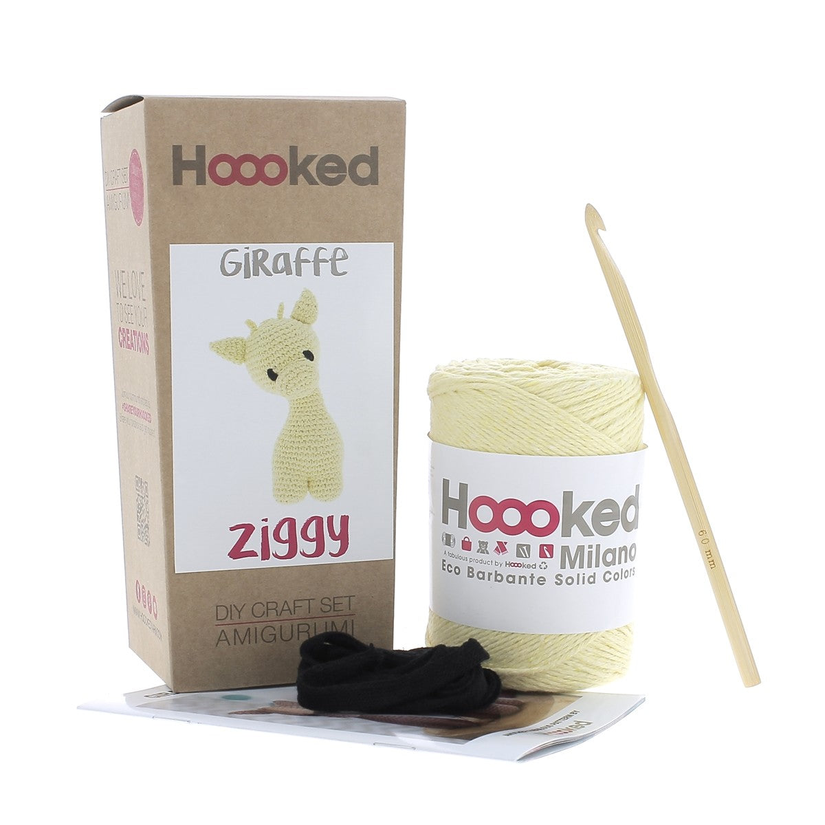 Hoooked DIY kit - Giraffe Ziggy - popcorn
