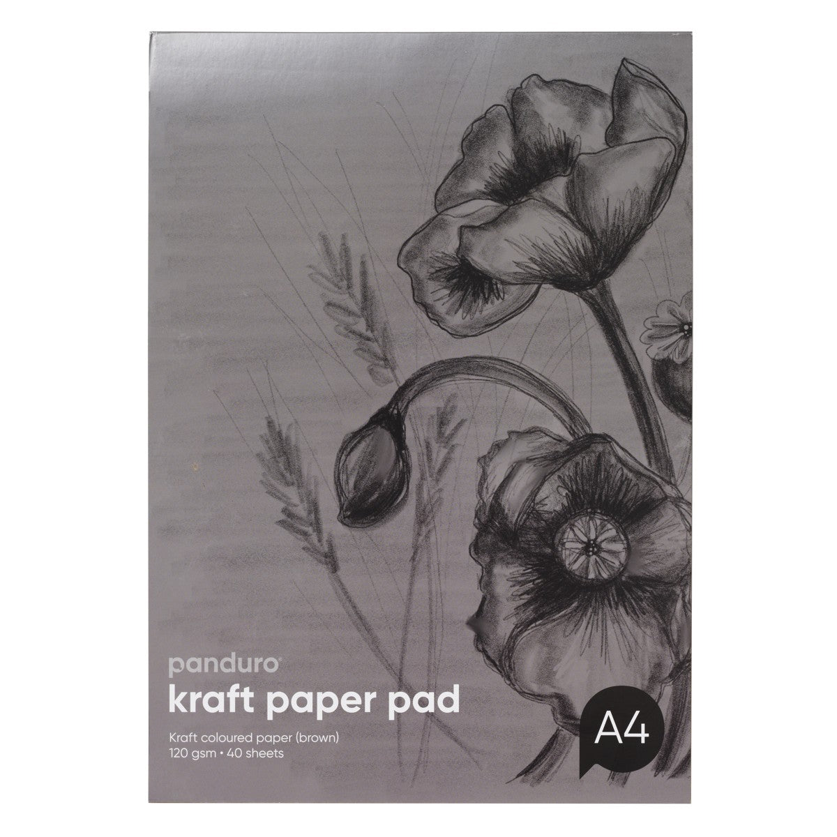 Panduro blok tekenpapier - 40 kraft vellen - A4