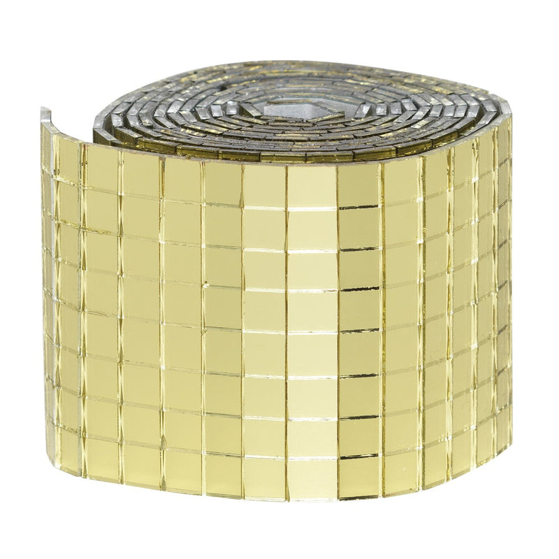 Spiegelmozaïek - 5x5 mm - goudkleurig