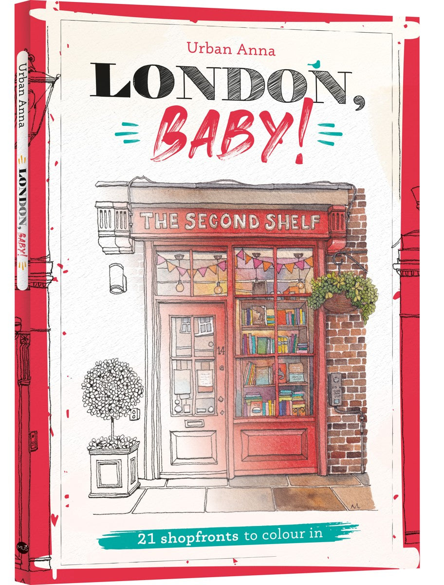 Kleurboek - Urban Anna - London, Baby!