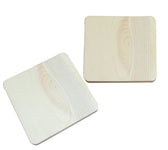 Houten onderzetter - vierkant - 9x9 cm