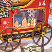 Robotime houten 3D puzzel - Reindeer Express