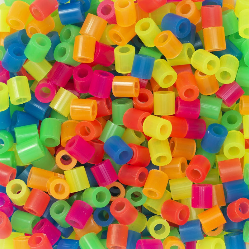 Panduro strijkkralen - 3000 stuks - 107 mix neon