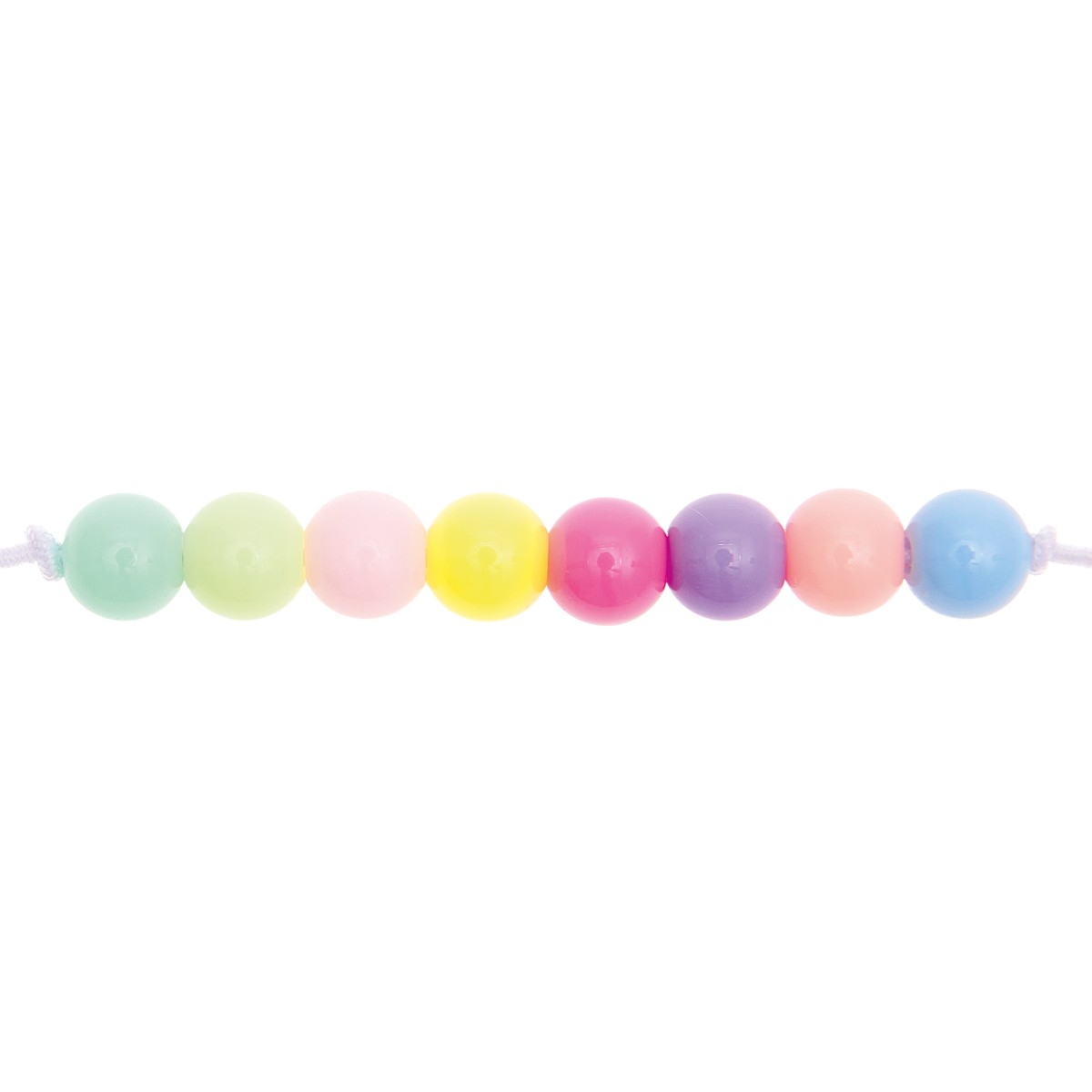 itoshii kralen - 10 mm/24 stuks - pastel mix