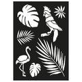 Sjabloon - tropical art