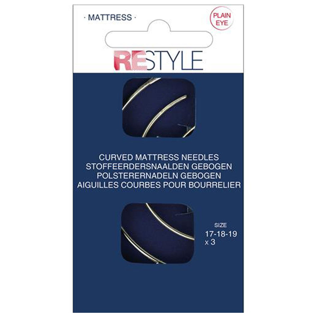 ReStyle stoffeerdersnaalden - 3 stuks - #17-19