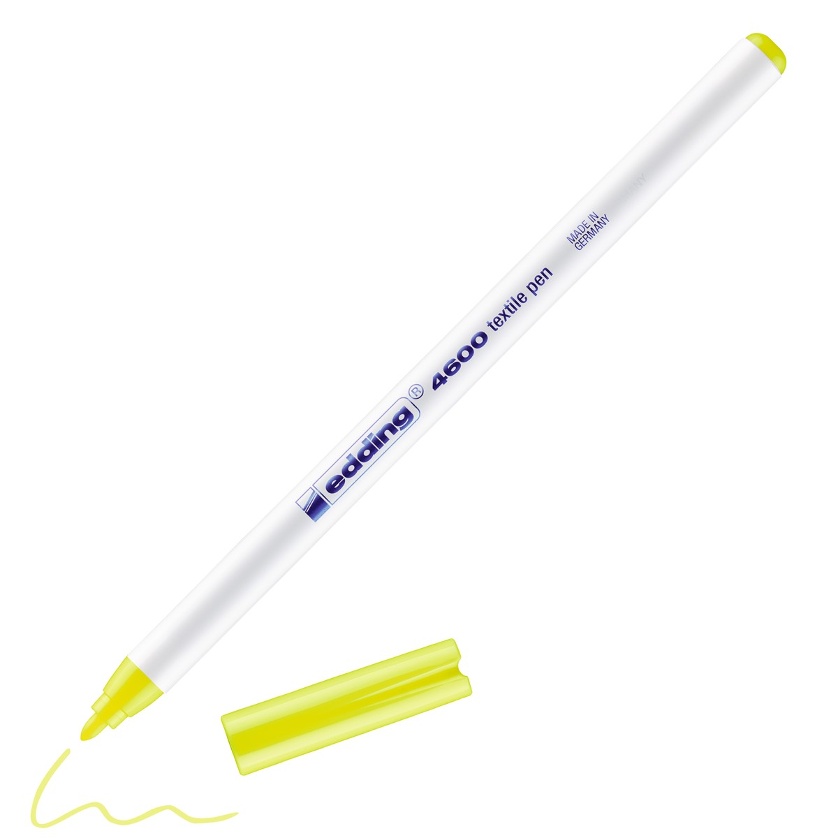 edding 4600 textile pen - 1 mm - neon geel