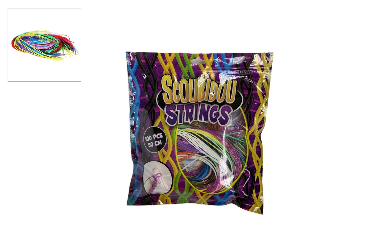 Scoubidoutouwtjes - 80 cm - 100 stuks