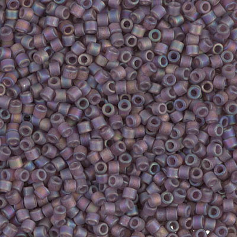 MIYUKI Delica kralen - 10/0 - DBM0869 Mauve transparent iris matte