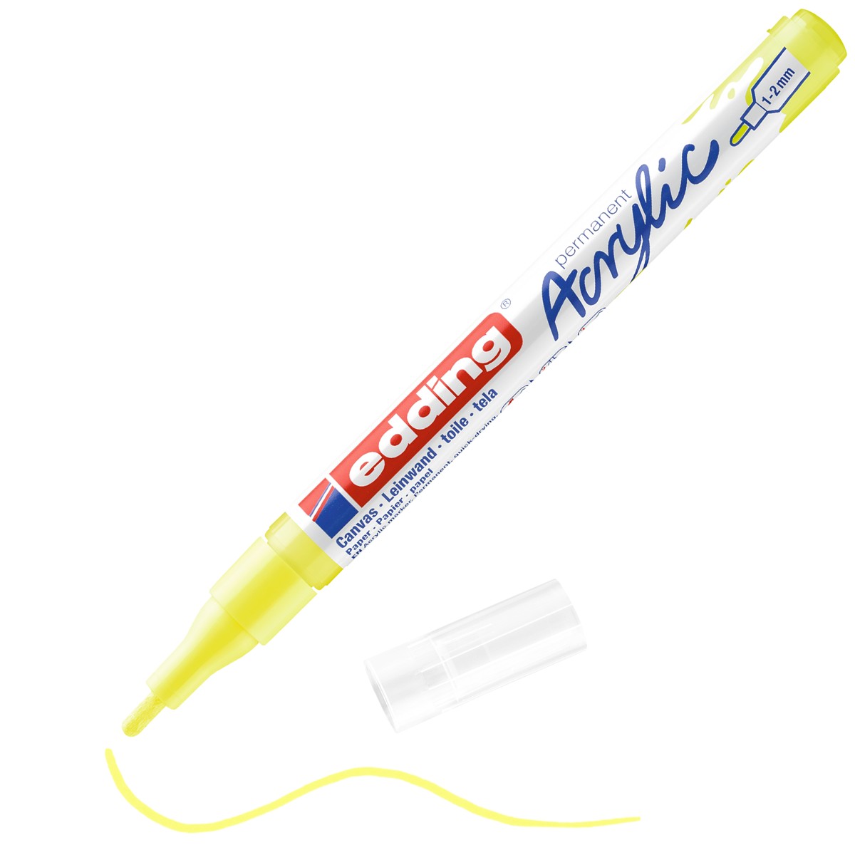edding 5300 acrylic marker fine -  065 neon geel