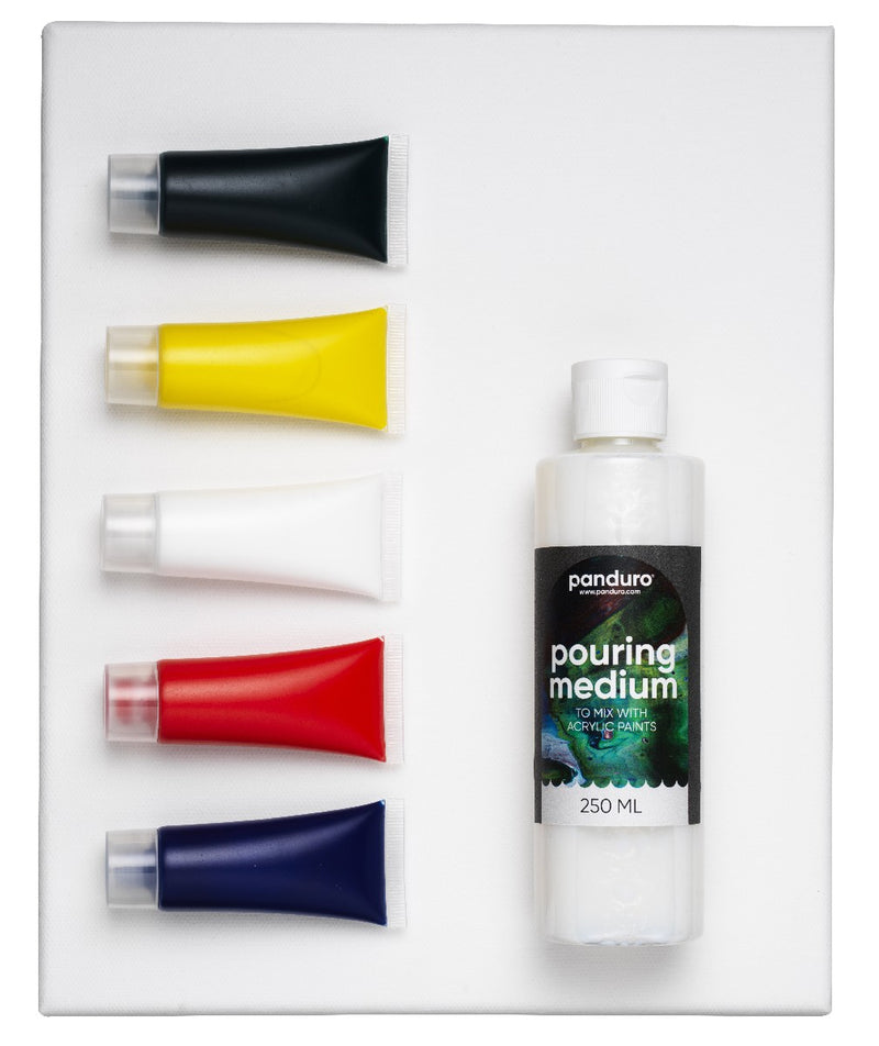 Panduro acrylic pouring set - 5x 20 ml