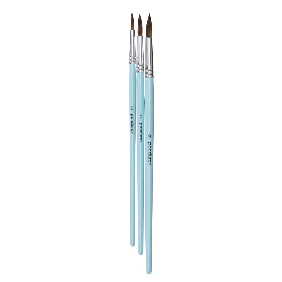 Aquarelpenselen set - 3 stuks - medium