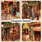 Tonecheer miniatuur kit - book nook - Baker Street