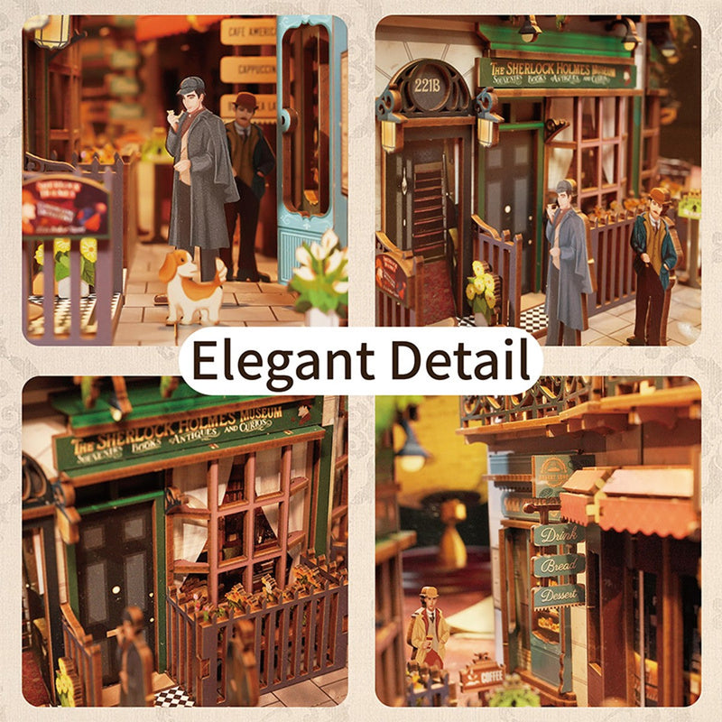 Tonecheer miniatuur kit - book nook - Baker Street