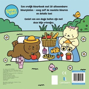 Kleurboek - Sunny Vibes Happy Street