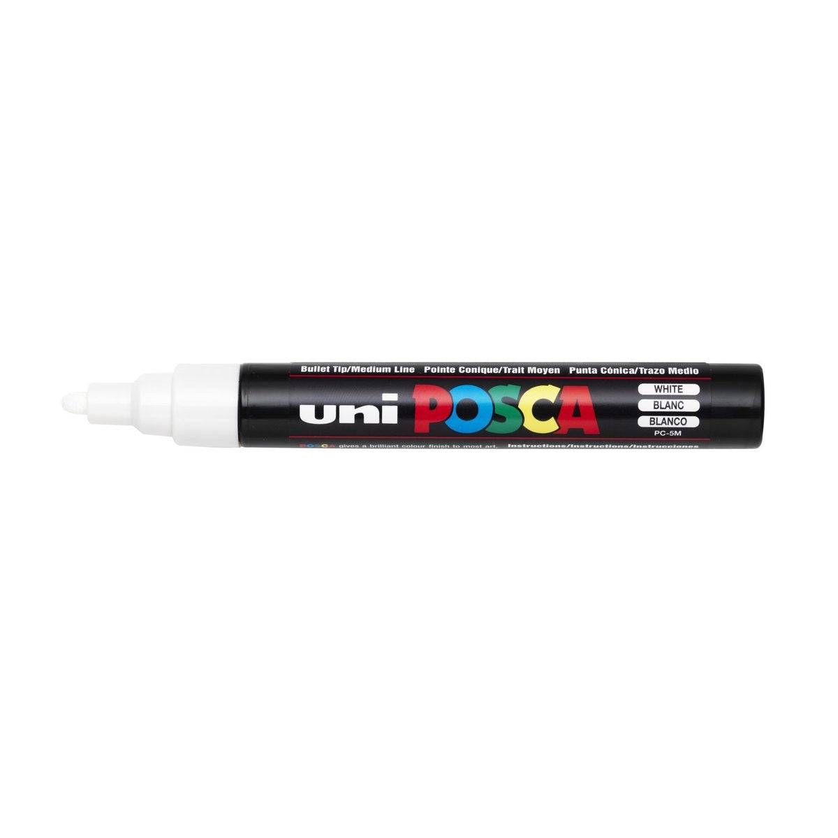 POSCA acrylmarker - medium PC-5M - 1,8-2,5 mm - wit