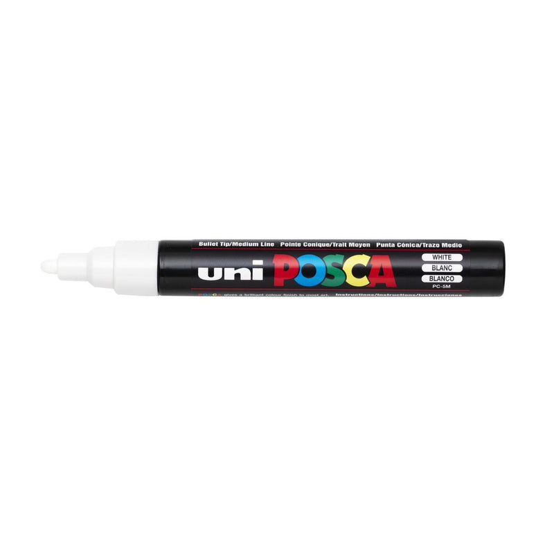 POSCA acrylmarker - medium PC-5M - 1,8-2,5 mm - wit
