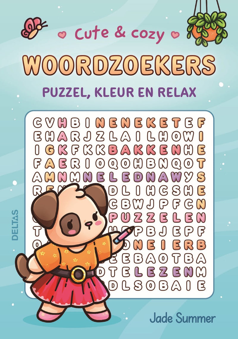 Puzzelboek - Cute & Cozy - woordzoekers