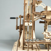 Robotime houten 3D puzzel - Marble Run Tower Coaster