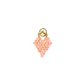 Mix It Up - kralen hanger hart 11x16 mm - neonoranje