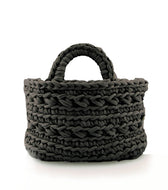 Hoooked Zpagetti DIY kit - Revisto Basket - antracite