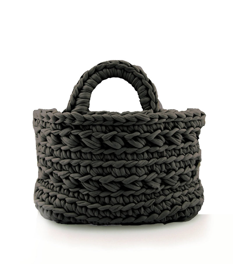 Hoooked Zpagetti DIY kit - Revisto Basket - antracite