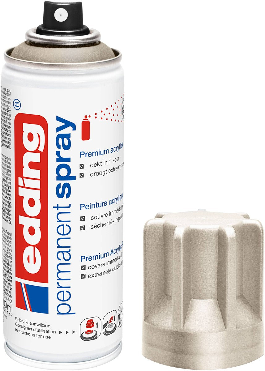 edding 5200 permanent spray - 200 ml - mat - champagne goud