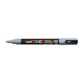 POSCA acrylmarker - fijn PC-3M - 0,9-1,3 mm - leigrijs