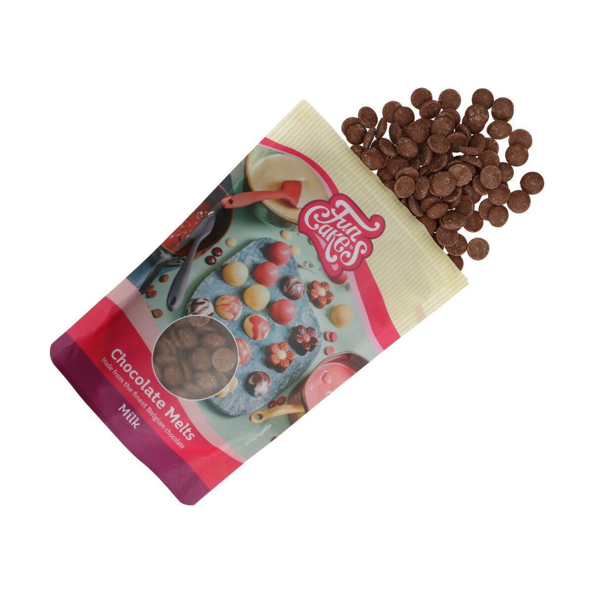 FunCakes Chocolate Melts - 350 gram - melk