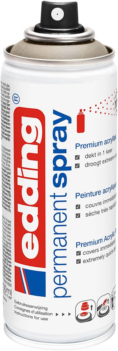 edding 5200 permanent spray - 200 ml - mat - champagne goud