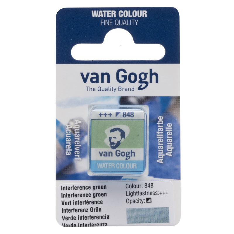 van Gogh aquarelverf - napje - interference groen 848