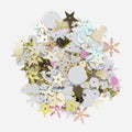 Pailletten - mix wit