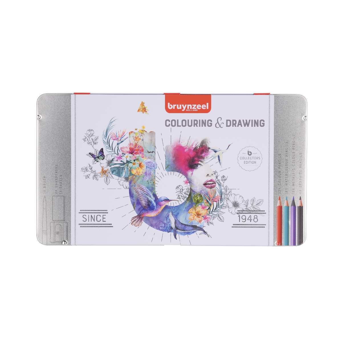 Bruynzeel Creatives kleur- en tekenset - 70 delig