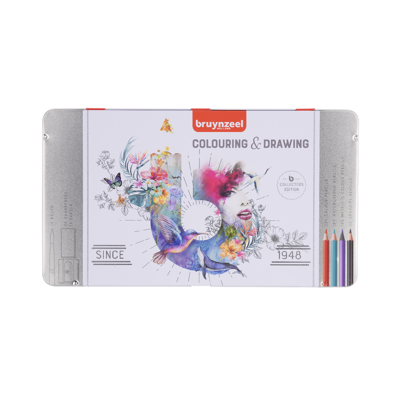 Bruynzeel Creatives kleur- en tekenset - 70 delig