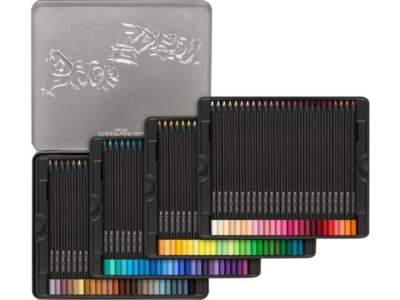 Faber-Castell Black Edition blik kleurpotloden - 100 stuks