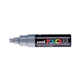 POSCA acrylmarker - beitelpunt PC-8K - 8 mm - grijs