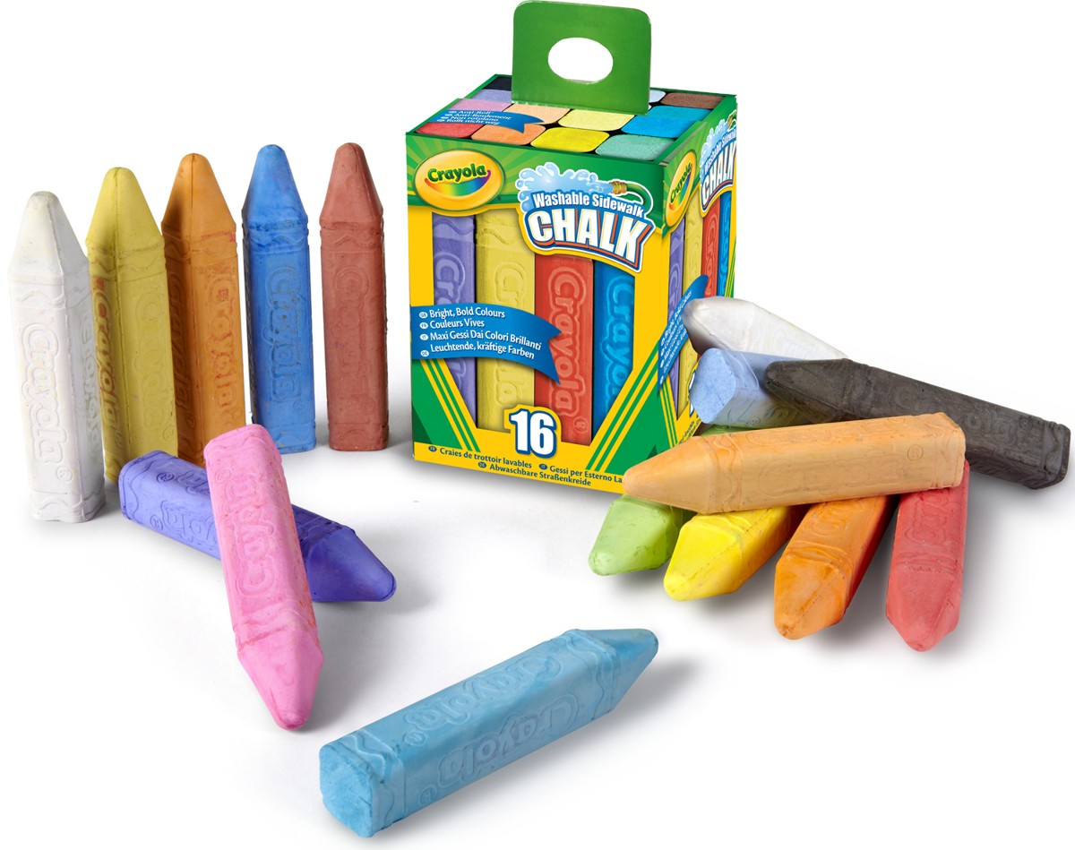 Crayola stoepkrijt - 16 stuks