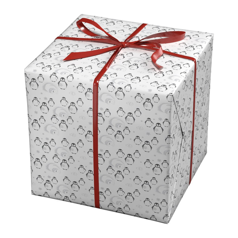 Cadeaupapier - 10 meter - pinguïns