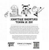 Boek - Paperfuel - Schattige diertjes teken je zo!