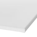 Gespannen canvasdoek - wit - 30x30 cm