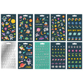 Stickerblok - 20 vellen - aliens