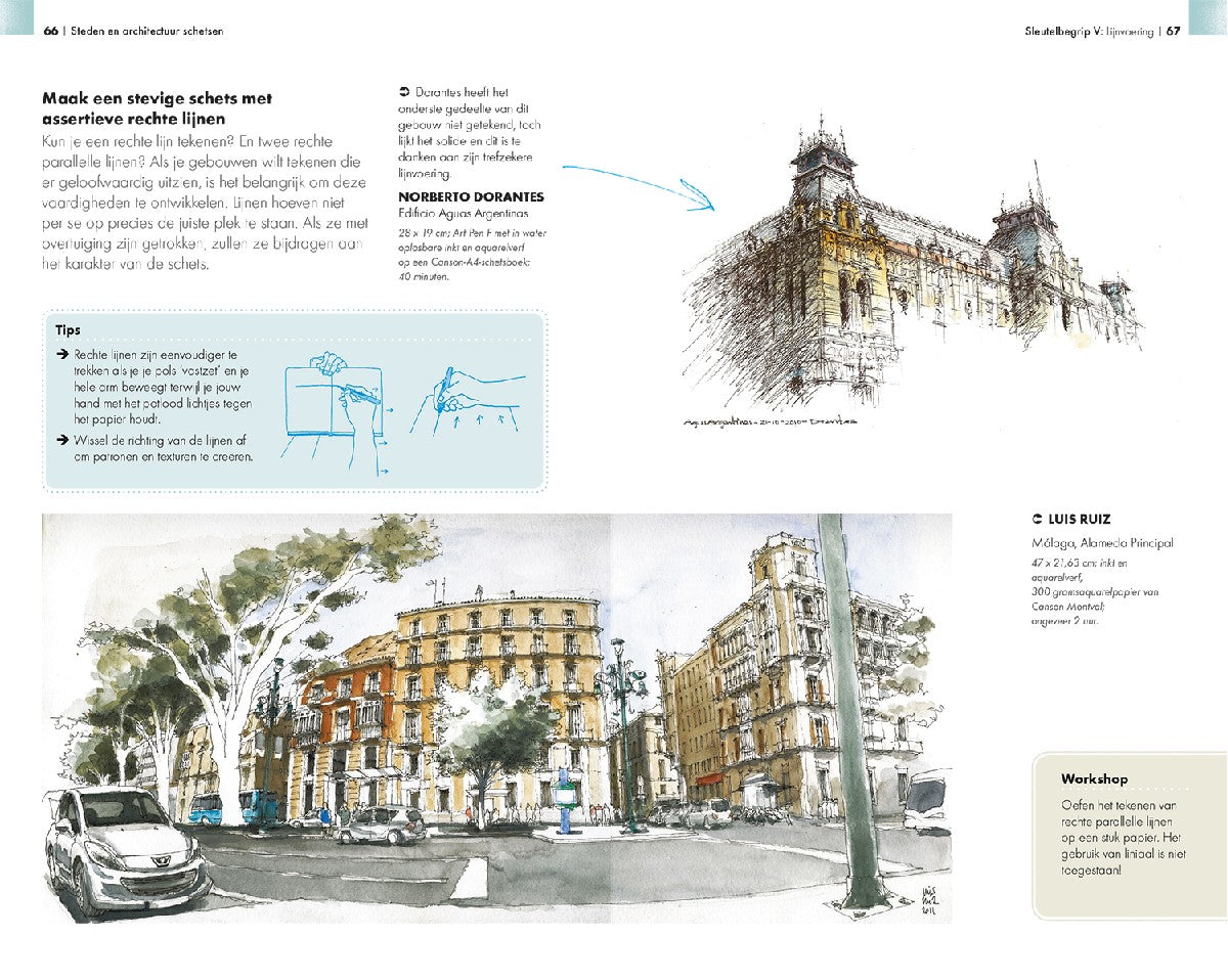 Boek - Steden en architectuur schetsen