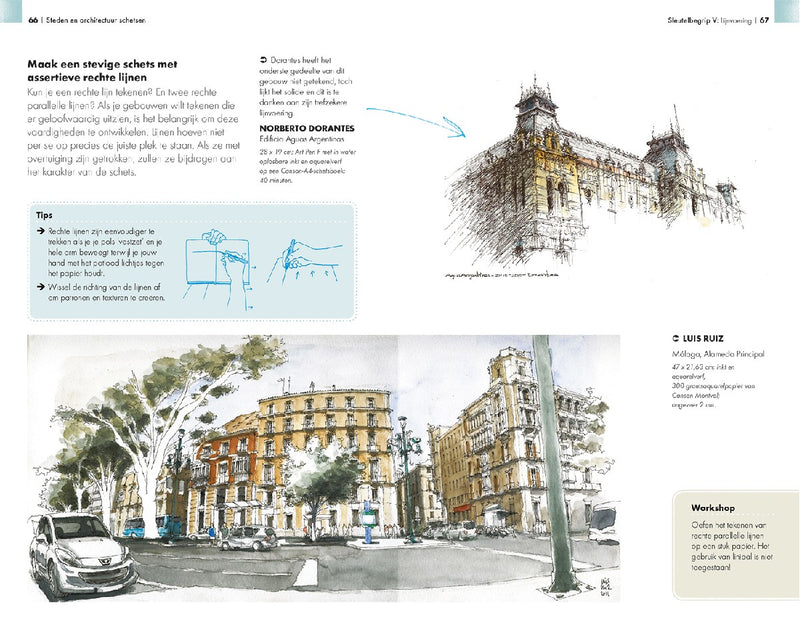 Boek - Steden en architectuur schetsen