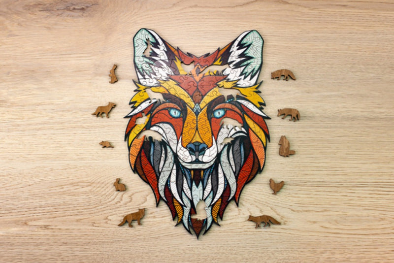 Eco Wood Art legpuzzel - cadeauverpakking - vos