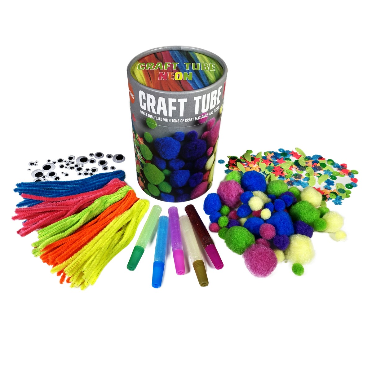 Panduro craft tube - neon