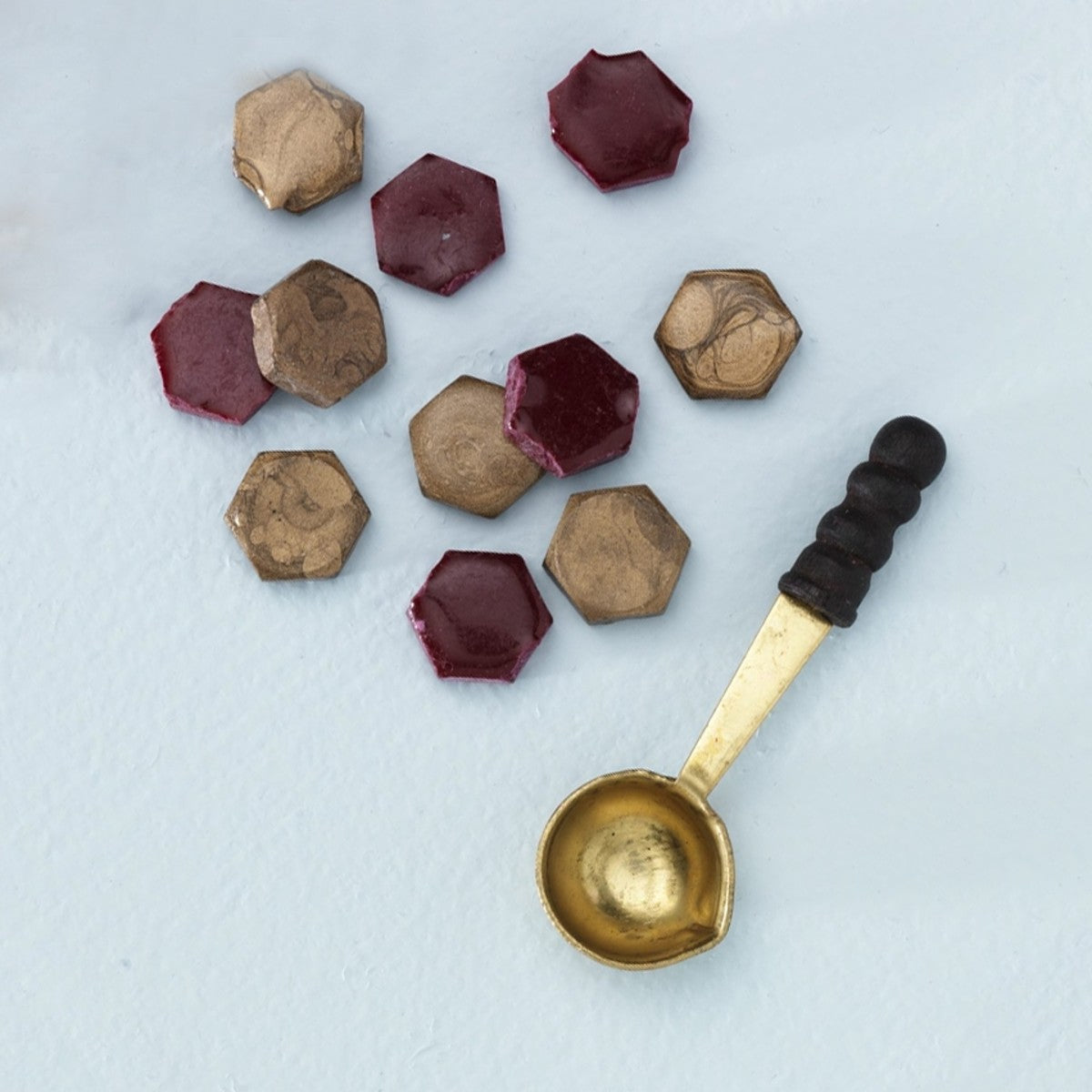 zegellak stukjes met smeltlepel kit