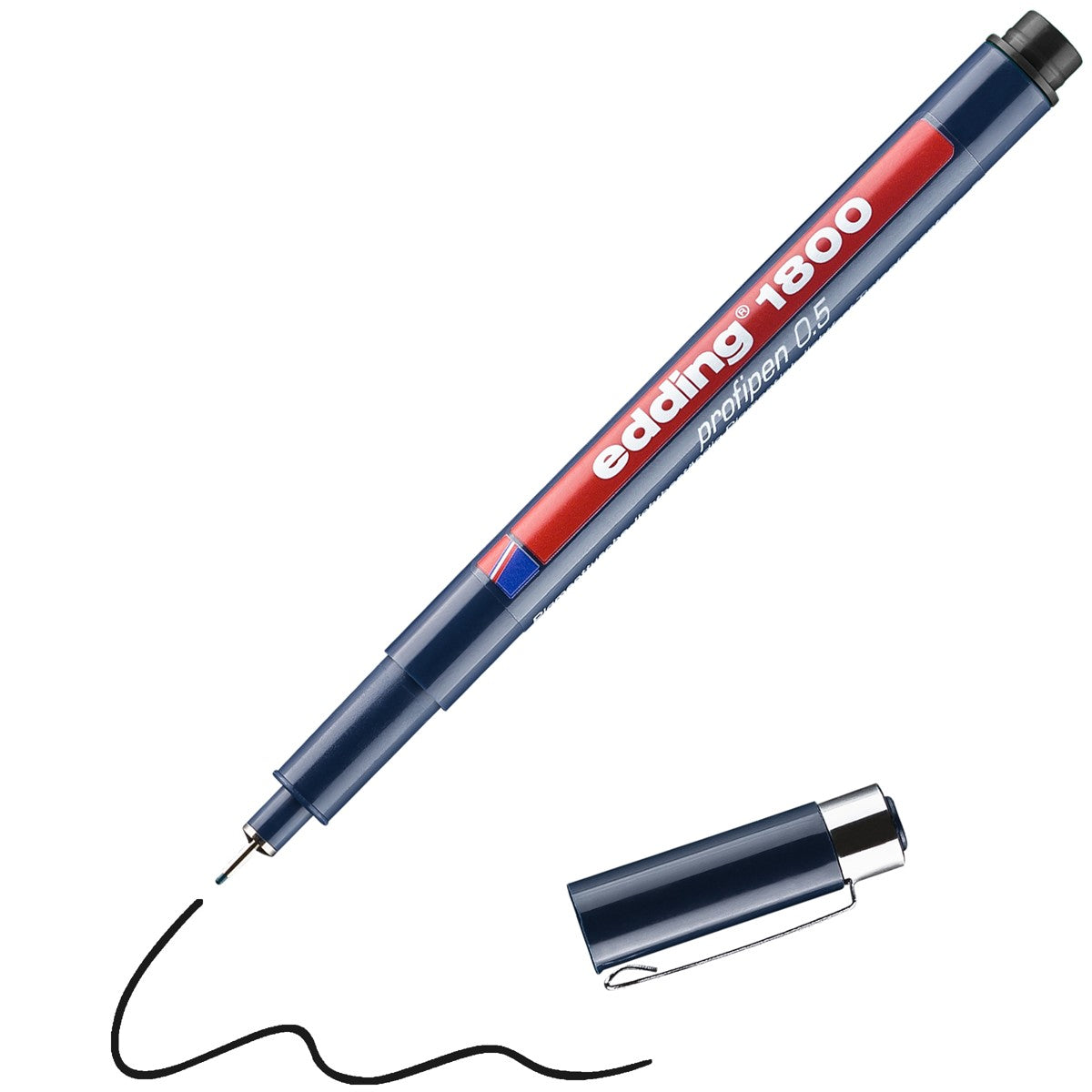 edding 1800 profipen - 0,5 mm - zwart