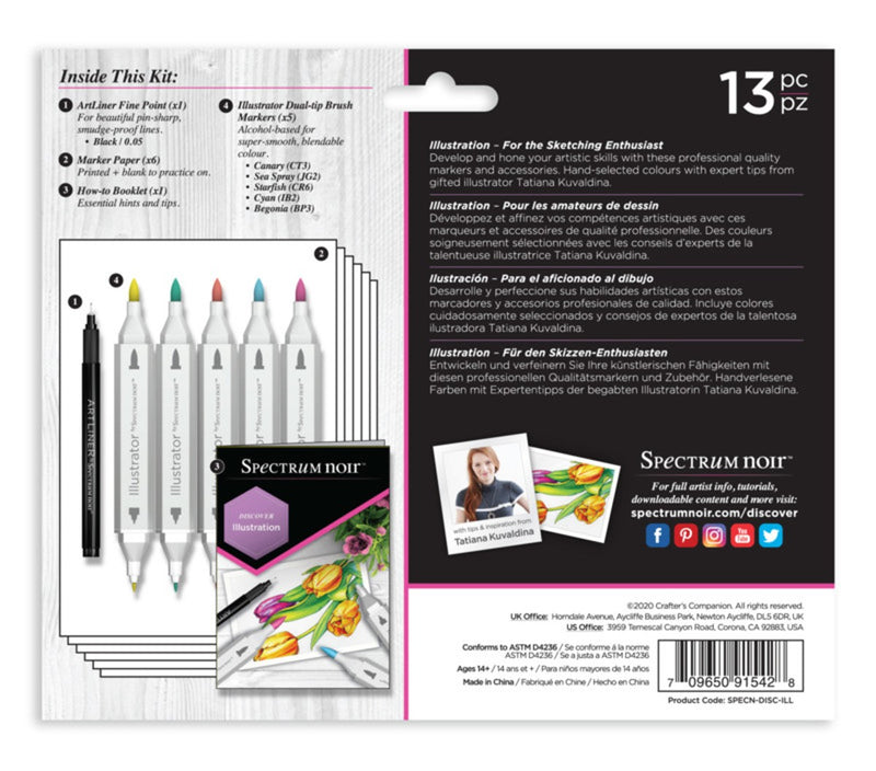 Spectrum Noir discovery kit - illustration