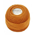 Durable borduur-/haakkatoen - 20 gram - goudbruin